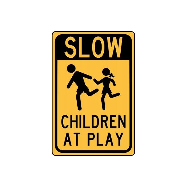 Hillman 12x18Children Play Sign, 840020 840020 - main